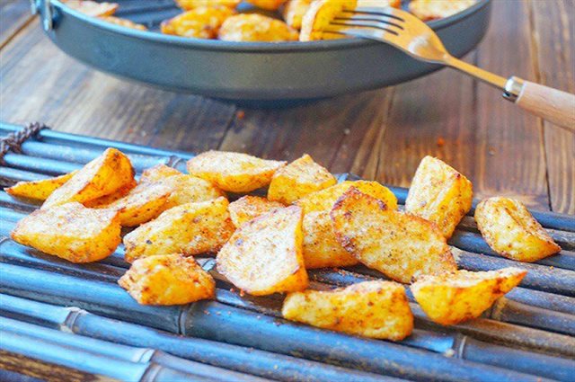 Khoai Tây Nướng Muối Tiêu