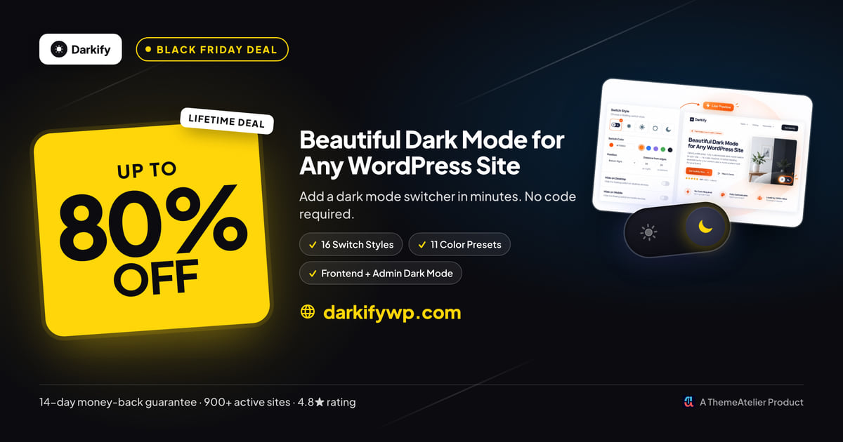 Darkify Dark Mode deal