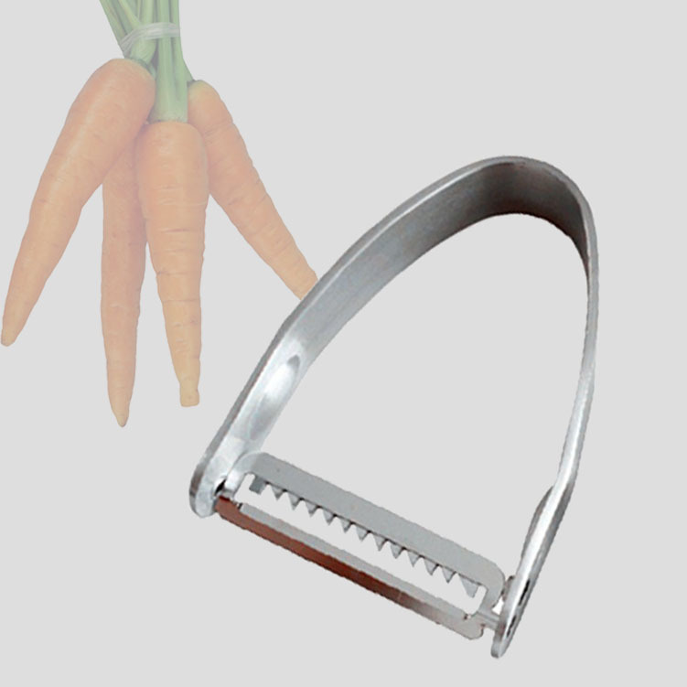 U-shaped stainless steel vegetable slicer