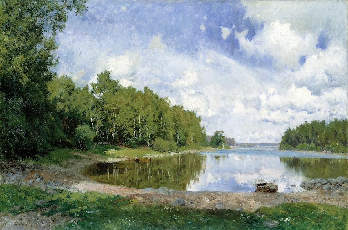 Lake View at Engelsberg Västmanland 1893