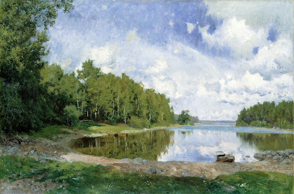 Lake View at Engelsberg Västmanland 1893