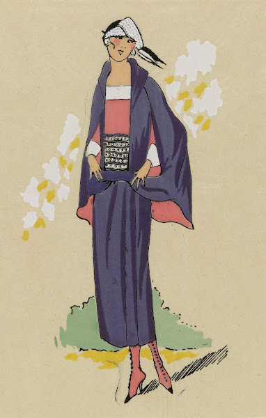 JEUNE PAGE Robe de sergetrefine 1923