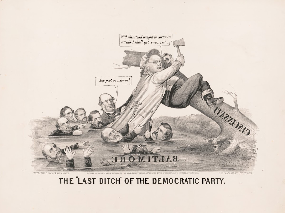 The last ditch of the democratic party 1872