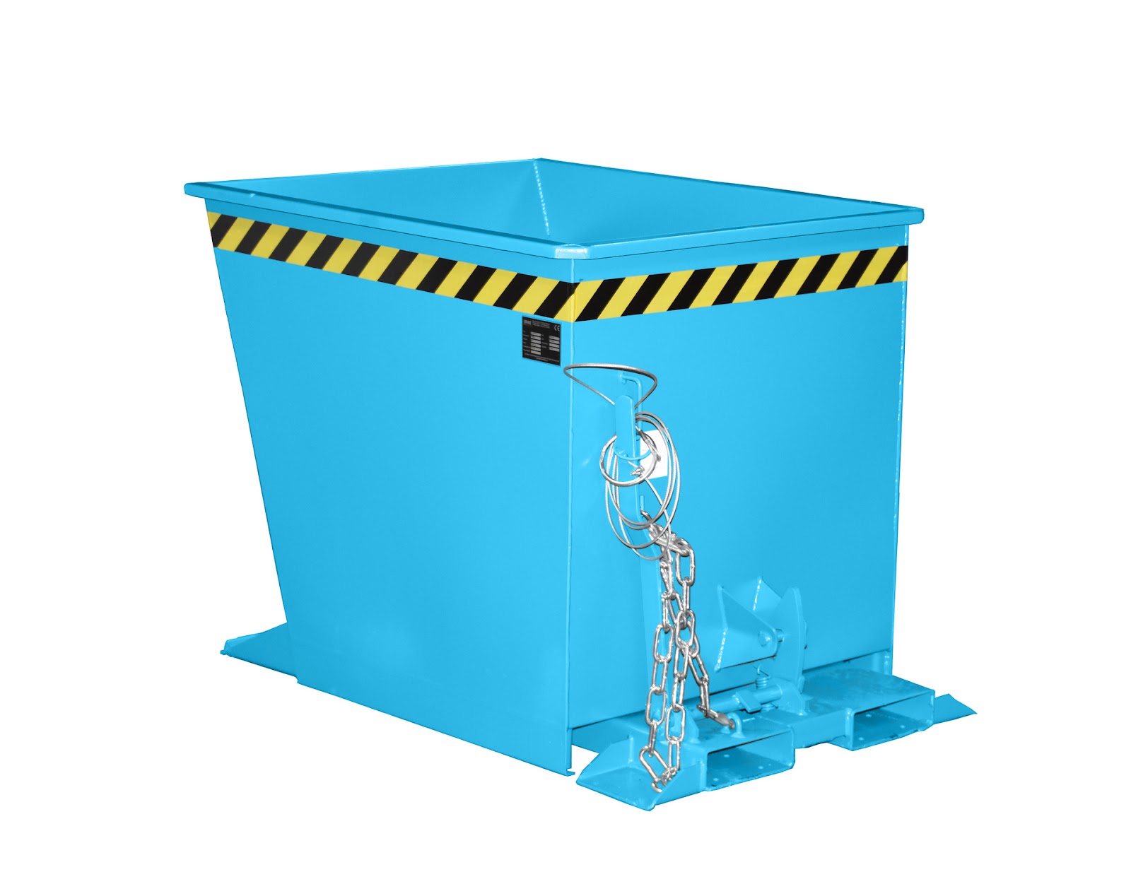 Kiepcontainer GU-RZ 55, gelakt, Lichtblauw