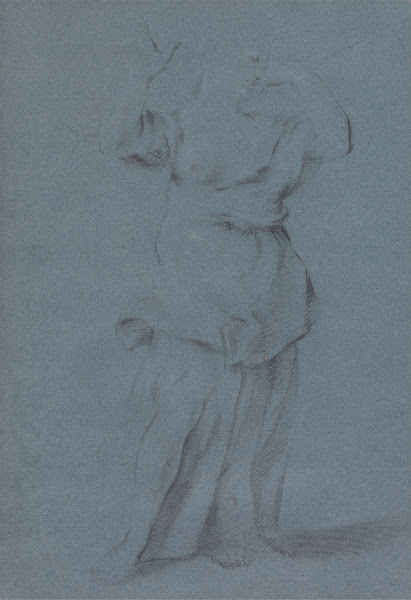 Study of a Draped Classical Torso