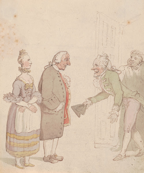 A dandy making a call ca 17801825