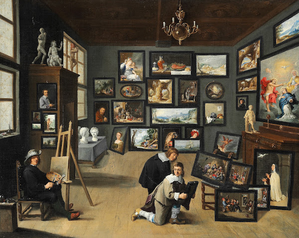 An Artist In His Gallery