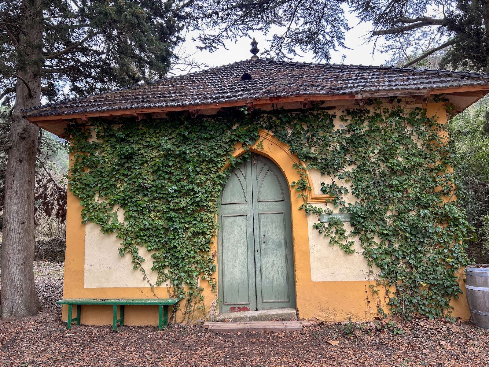 Private chapel at Font de l'Oca wellness retreat — Catalonia, Spain