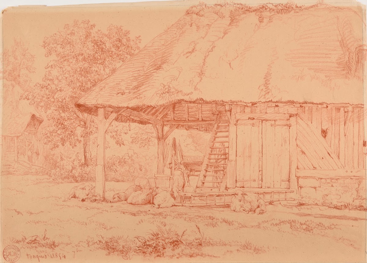 Intérieur de ferme 1854