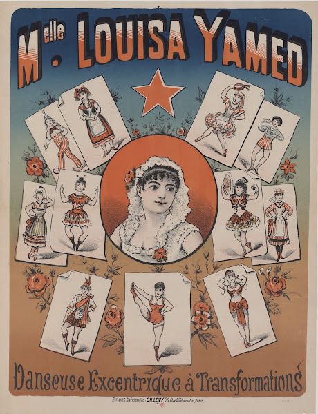 Melle Louisa Yamed Danseuse excentique à transformations 1882 1888