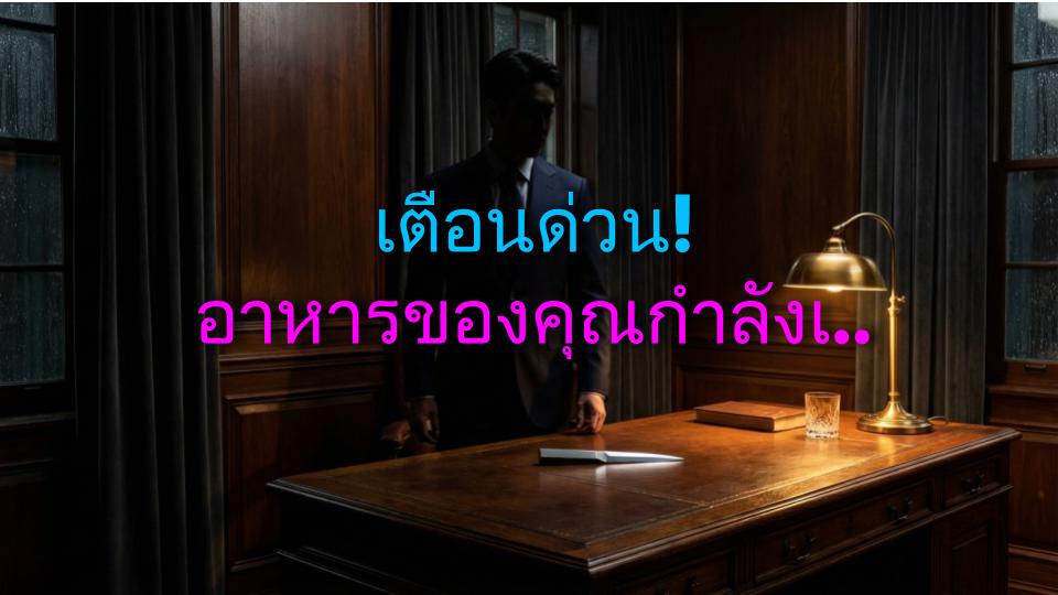 เตือนด่วน! อาหารของคุณกำลังเปลี่ยนไตให้เป็นโรงงานผลิตนิ่ว!