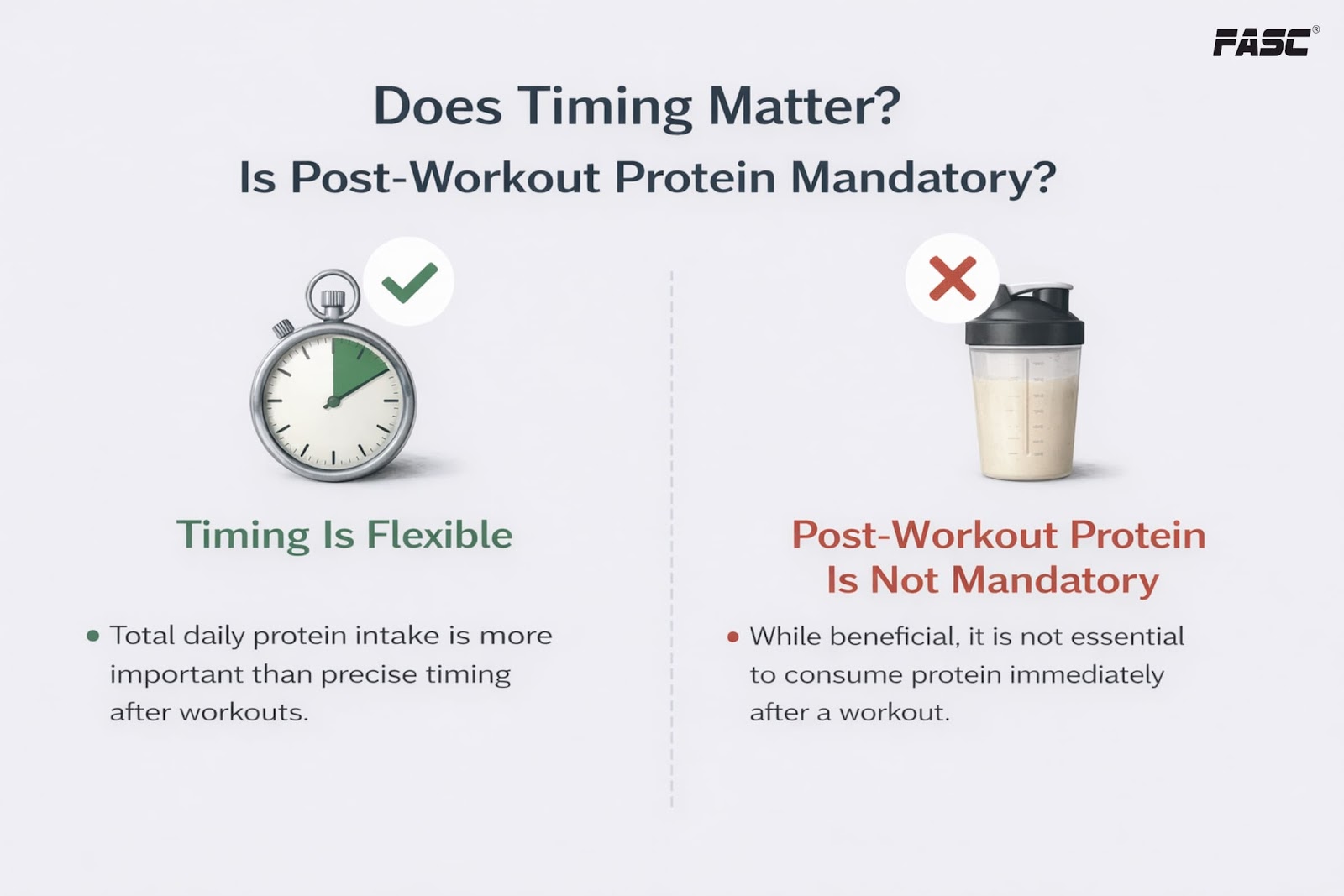 Is post-workout protein mandatory?
