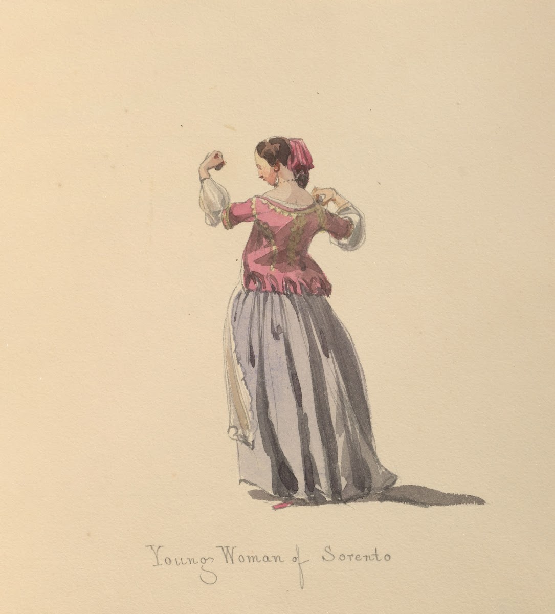 Sketches of costume Pl054 1842