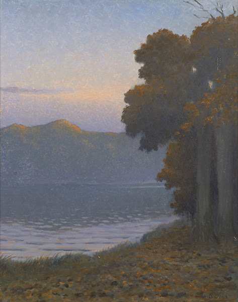 Le soir sur létang