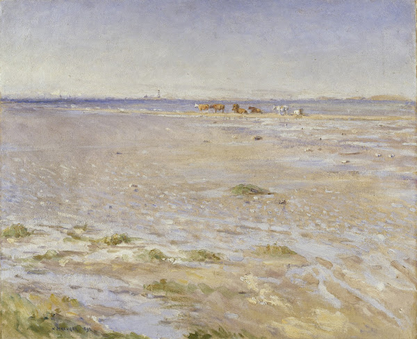 Coastal Scene Motif from Varberg 1892