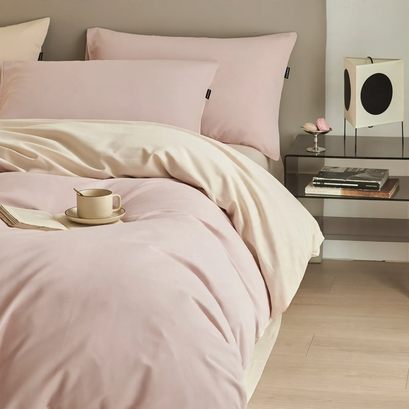 Cotton bedding set, 100S, brushed, various sizes