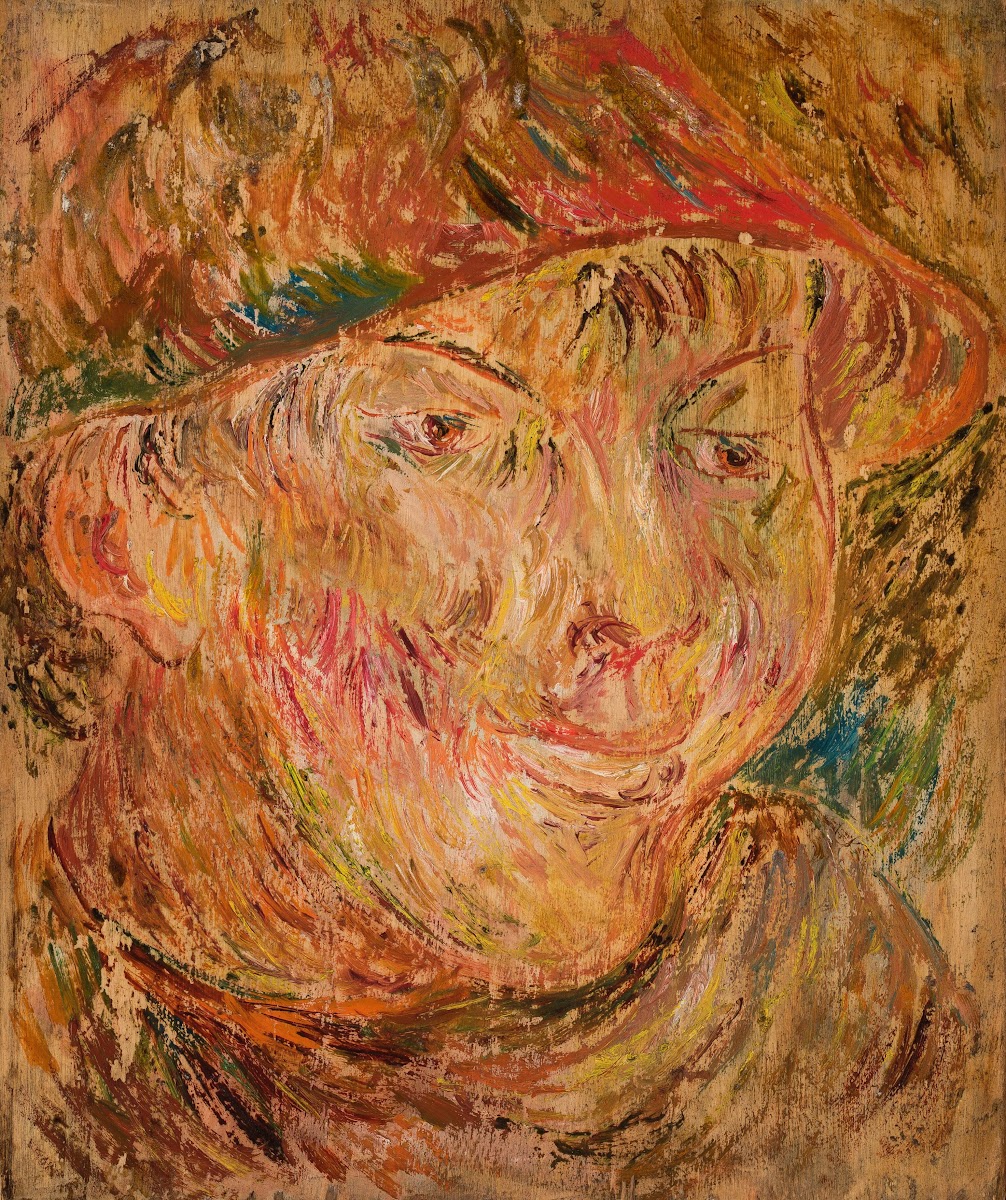 Head of a boy in a hat 1921