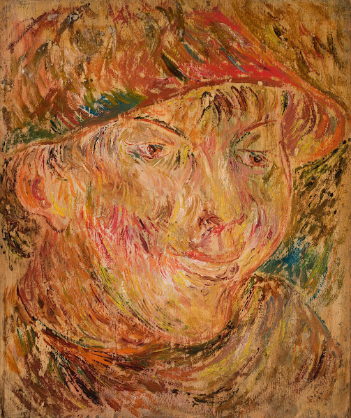 Head of a boy in a hat 1921