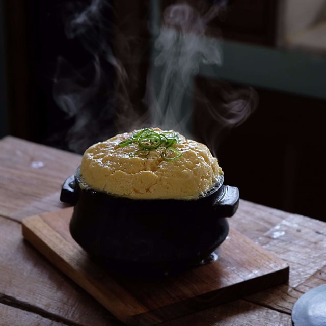 Trứng Hấp Bồng Bềnh Kiểu Hàn