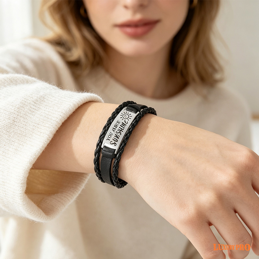 Leather Braided Bracelet