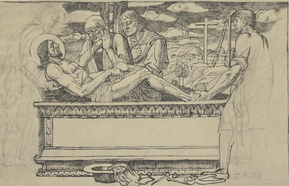 Entombment of Christ ca 1906