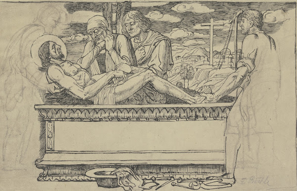 Entombment of Christ ca 1906