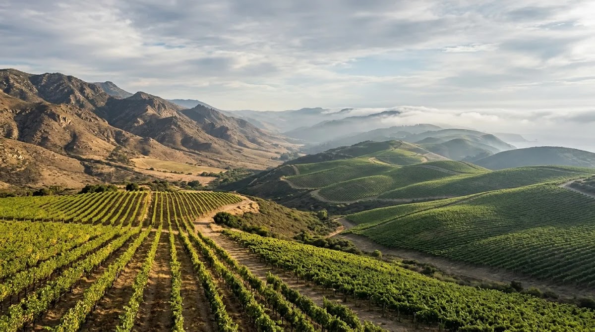 Best South American red wine Hong Kong guide illustrating Argentina and Chile vineyard terroir landscapes