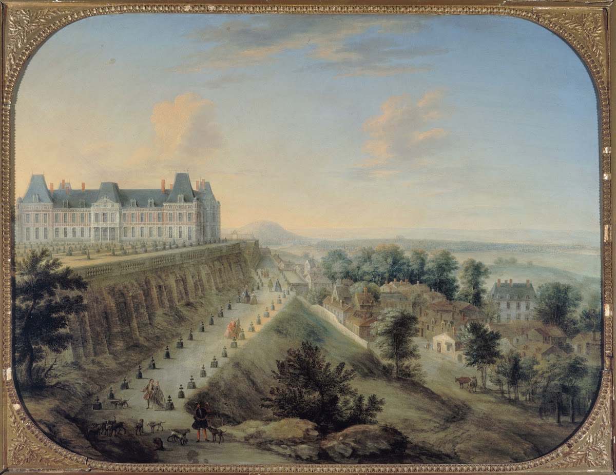 Vue du Château Vieux et de la terrasse de Meudon 1738