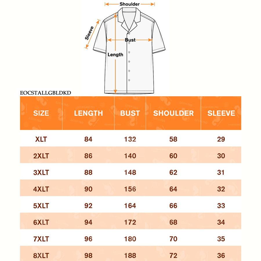 AOP EO shirt TALL Cuban tie pocket