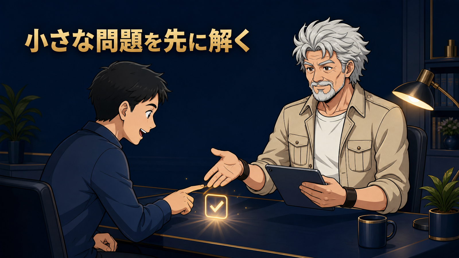 商品より先に小さな問題を解決する