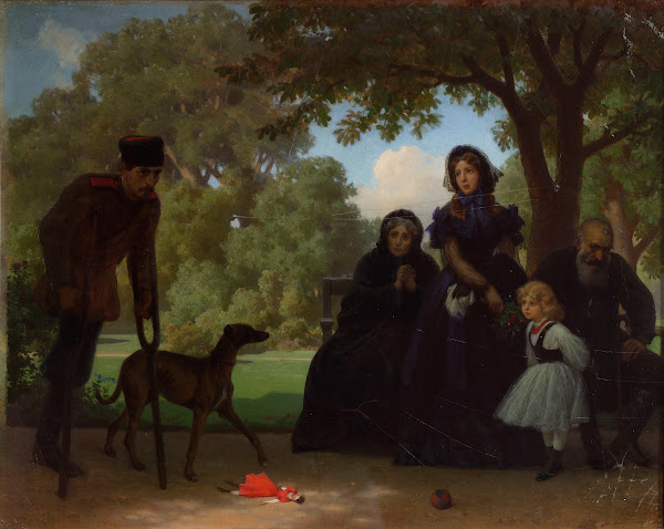In the Saxon Garden 1863
