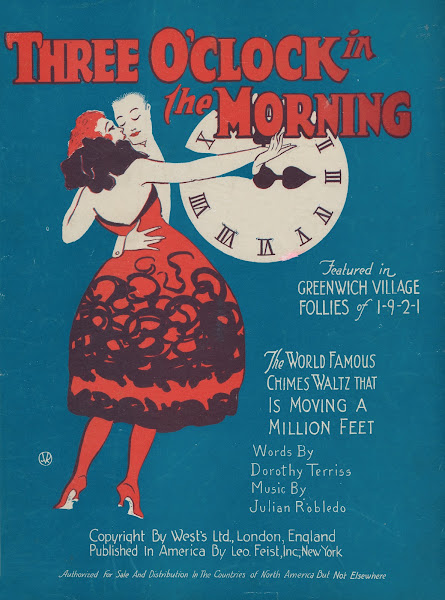 Three oclock in the morning  music by Julian Robeldo 1922
