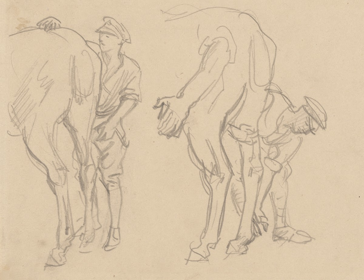 Studies for Scots Grey 1918