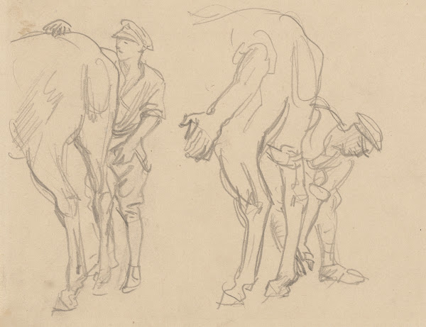 Studies for Scots Grey 1918