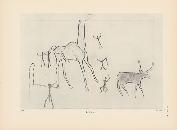 Ekade Ektab die Felsbilder Fezzans Pl60 1937