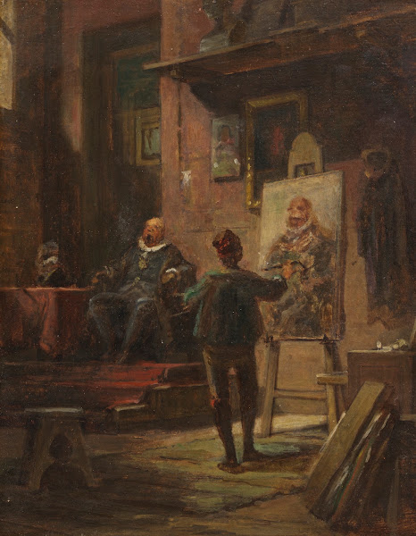 Der Maler im Atelier 1860
