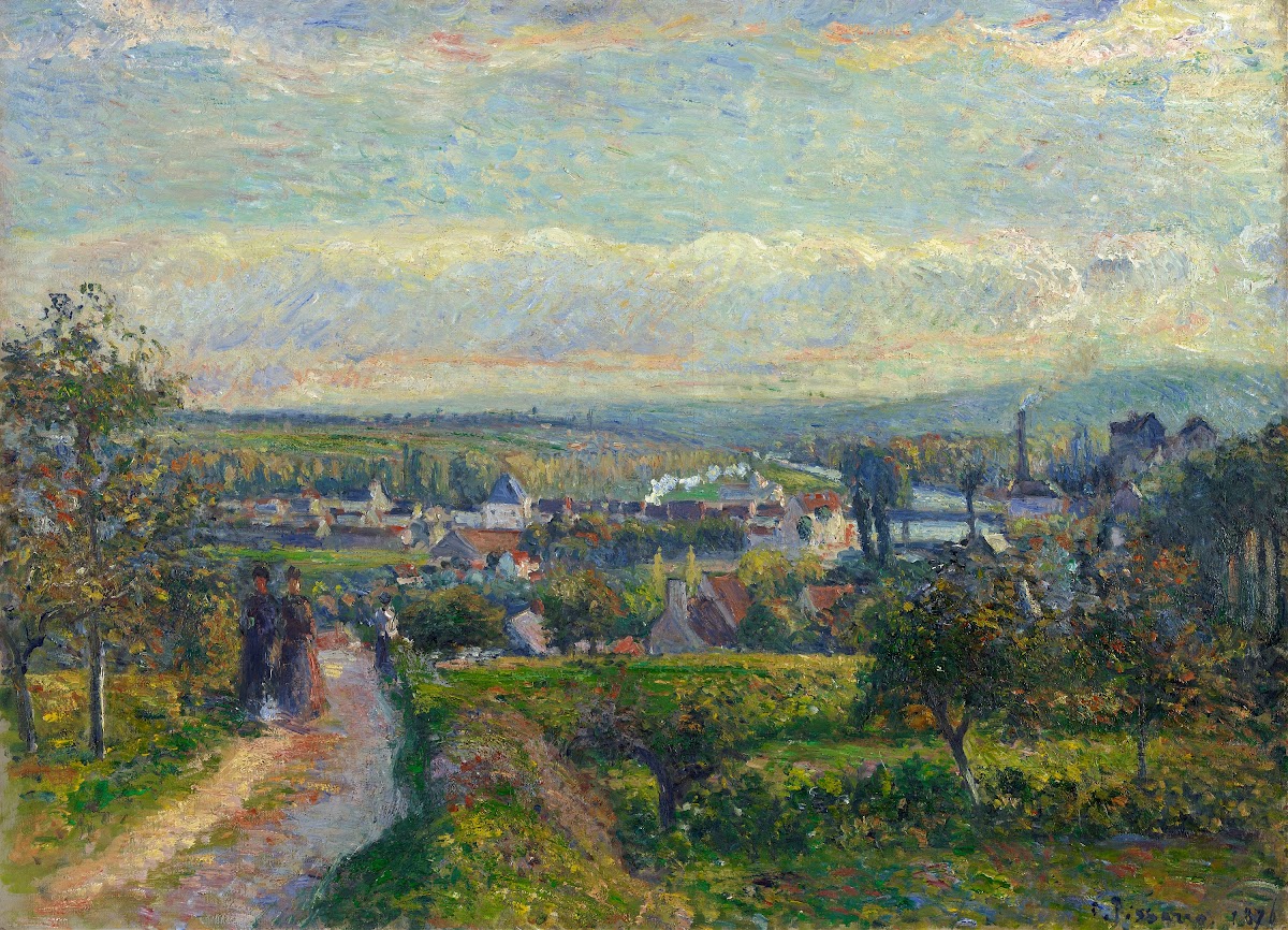 View ofSaint Ouen lAumône 1876