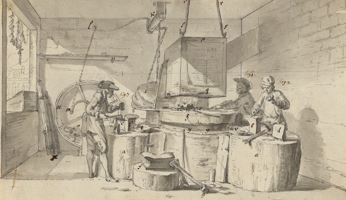 The Nail Makers Le Cloutier Grossier 1763