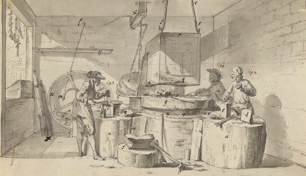 The Nail Makers Le Cloutier Grossier 1763