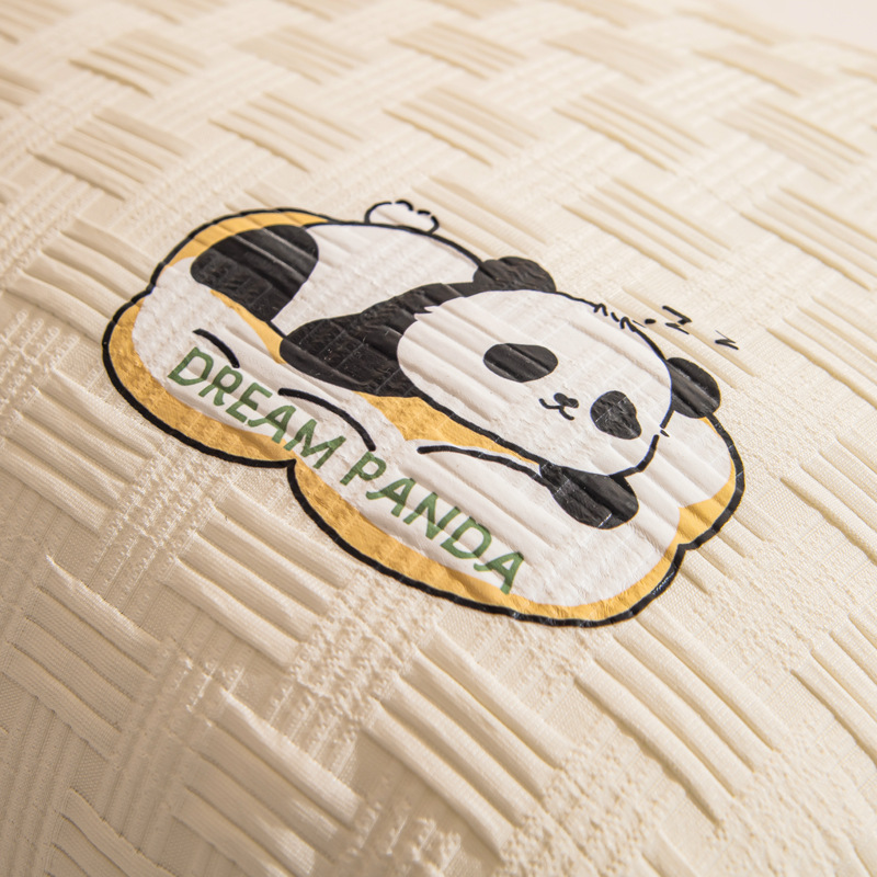 Pillow with soybean fiber, waffle pattern, 48×74 cm