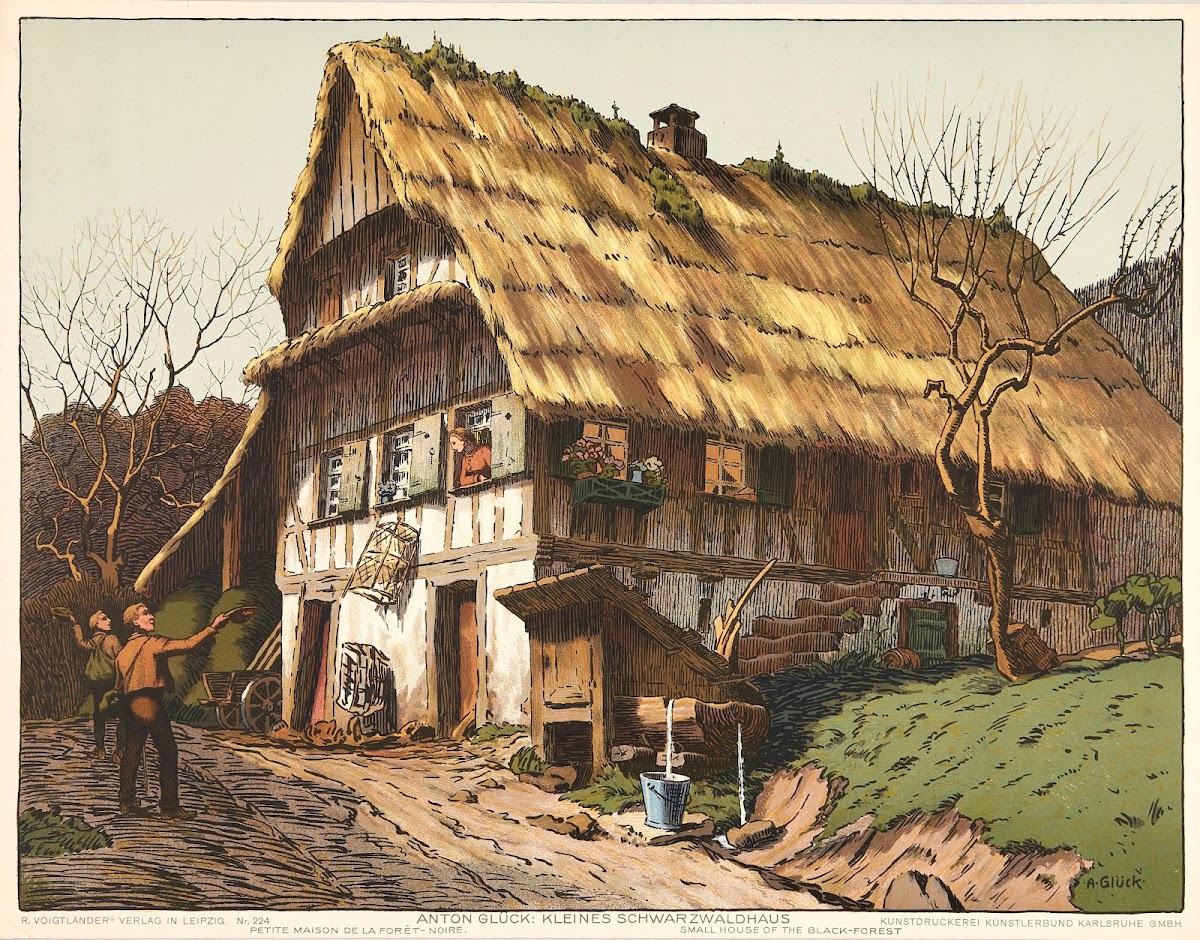 Small House In The Black Forest 1920