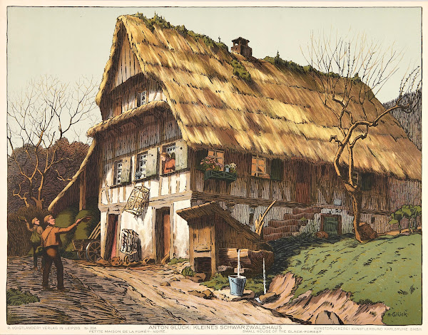 Small House In The Black Forest 1920