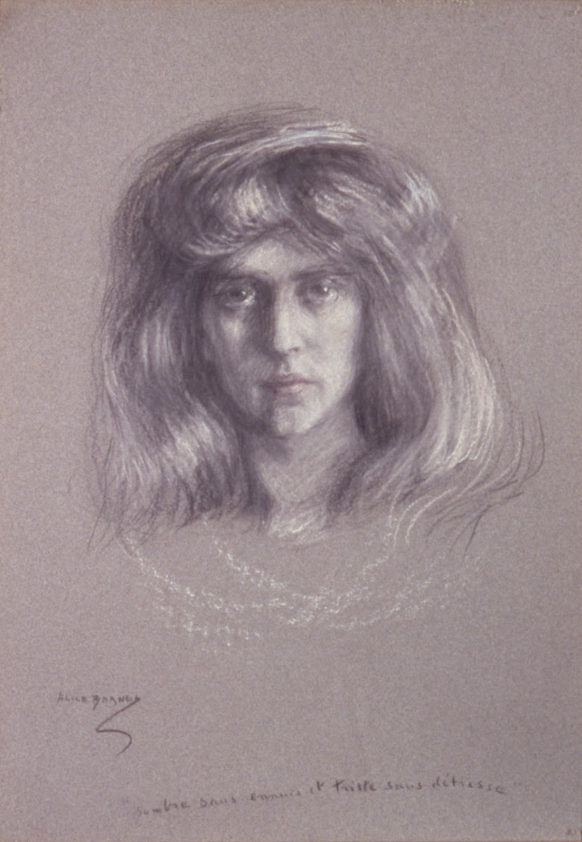 Natalie with Flowing Hair 1900