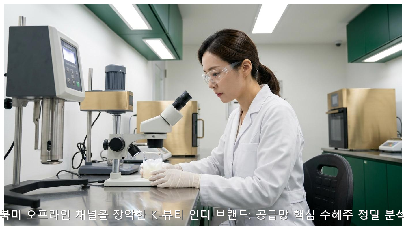 북미 오프라인 채널을 장악한 K-뷰티 인디 브랜드: 공급망 핵심 수혜주 정밀 분석 핵심 안내 및 분석 인포그래픽 (3)