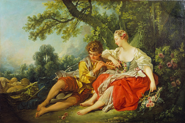 Shepherd Piping to a Shepherdess c 1747   1750