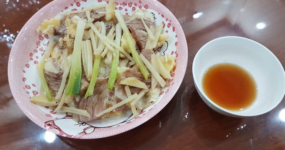 SP.0319 - Gầu Bò Hấp Hành Gừng