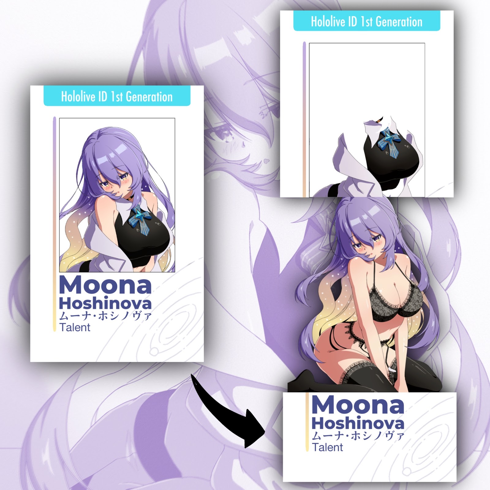 Moona Snap-Open Keychain by Kai/カイ