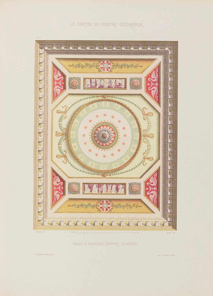 Salle à manger Empire Plafond 1910