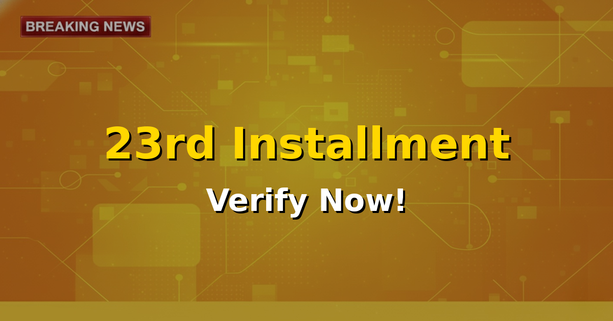 An Indian farmer smiling, with a graphic overlay of PM Kisan Yojana logo and an alert for 23rd installment verification.