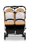 Stroller for twins Euro-Cart Doblo 2024 Camel